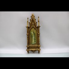 12" Antique Archangel Image in Ornate Frame SKU C911-068